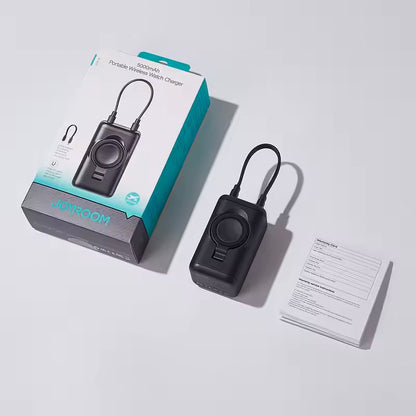 Externer Wireless-Akku Joyroom JR-W13, 5000mAh, 18W, PD + QI, 1 x Lightning - 1 x QI - 1 x USB-C, Schwarz