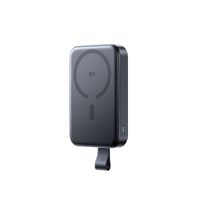 Joyroom JR-PBM11 Wireless External Battery, 10000mAh, 22.5W, QC + PD + FQI, 1 x QI - 1 x USB-A - 1 x USB-C, Black