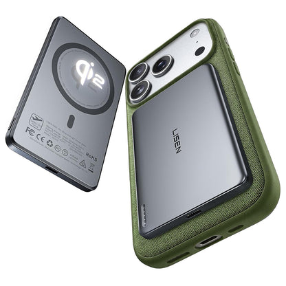 Wireless Externe Batterie Lisen L601 Pro, 5000mAh, 22,5W, PD + FQI, 1 x QI - 1 x USB-C, Grau YL0325090011