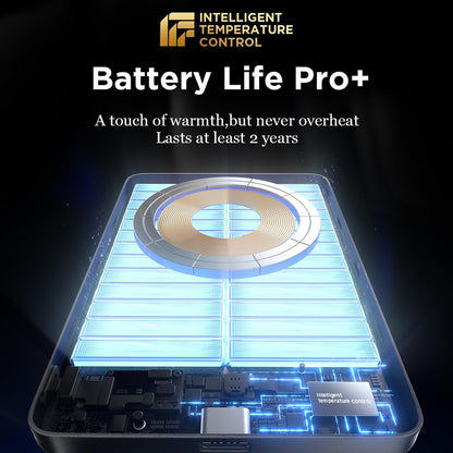 Wireless Externe Batterie Lisen L601 Pro, 5000mAh, 22,5W, PD + FQI, 1 x QI - 1 x USB-C, Grau YL0325090011