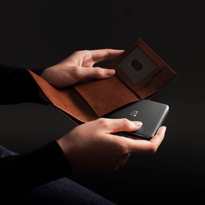 Externer Wireless-Akku OnePlus Slim Magnetic, 5000mAh, 10W, FQI, 1 x USB-C, Grau