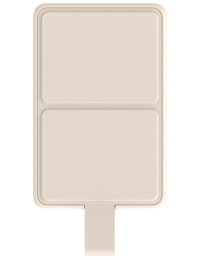 Xiaomi Mi Magnetic Wireless External Battery, 6000mAh, 15W, PD + FQI, 1 x QI - 1 x USB-C, Beige BHR9074GL