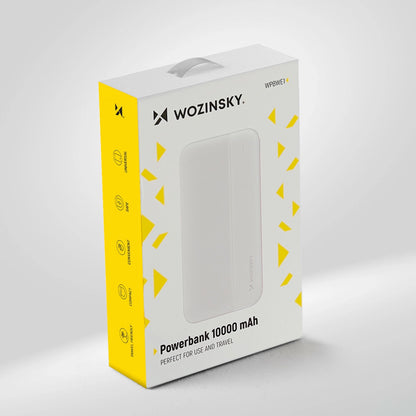 Externer Akku WZK WPBWE1, 10000mAh, 10W, 2 x USB-A, Weiß