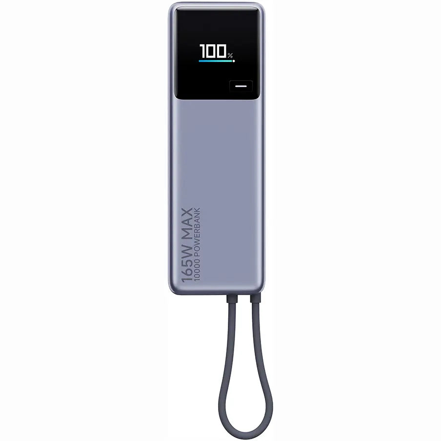 Externer Akku Xiaomi, 10000mAh, 165W, PD, 2 x USB-C, Grau PB1165MI