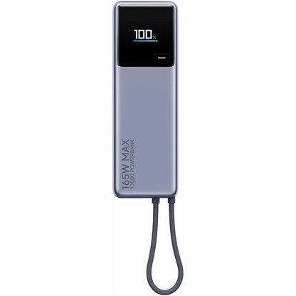Externer Akku Xiaomi, 10000mAh, 165W, PD, 2 x USB-C, Grau PB1165MI