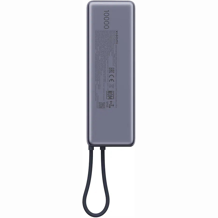 Externer Akku Xiaomi, 10000mAh, 165W, PD, 2 x USB-C, Grau PB1165MI