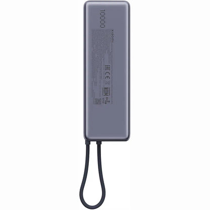 Externer Akku Xiaomi, 10000mAh, 165W, PD, 2 x USB-C, Grau PB1165MI