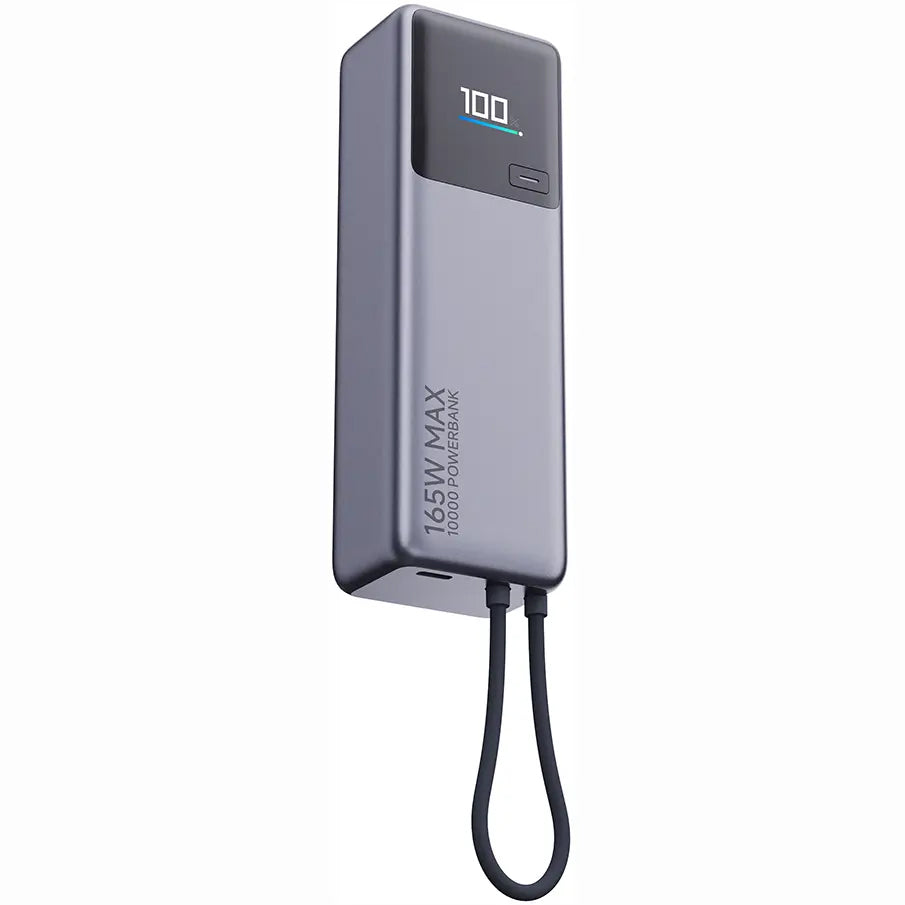 Externer Akku Xiaomi, 10000mAh, 165W, PD, 2 x USB-C, Grau PB1165MI