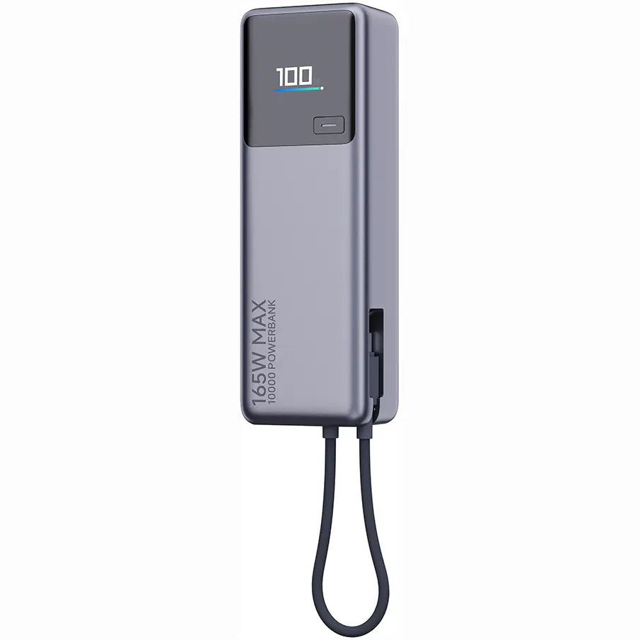 Externer Akku Xiaomi, 10000mAh, 165W, PD, 2 x USB-C, Grau PB1165MI
