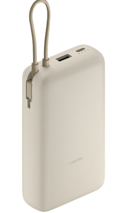Externer Akku Xiaomi, 20000mAh, 33W, QC + PD, 1 x USB-A - 2 x USB-C, Beige BHR8851GL