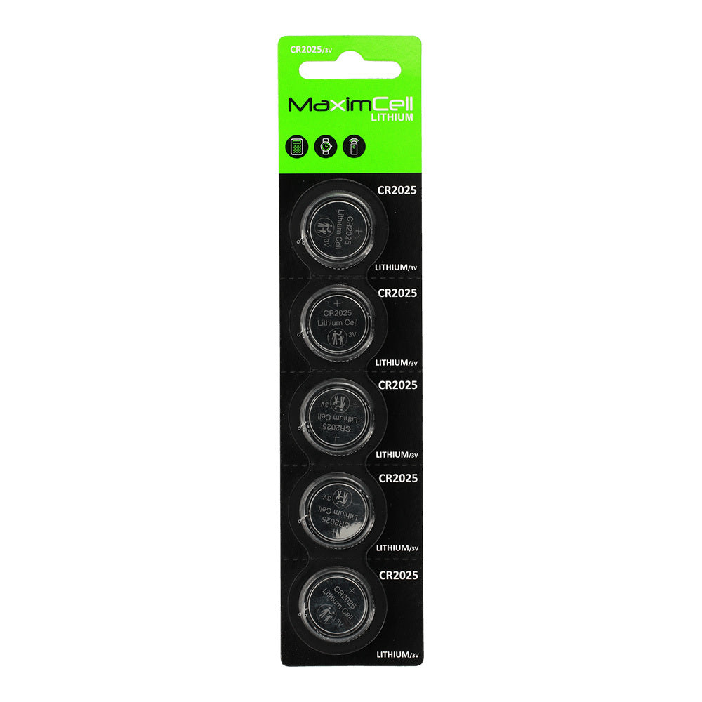 MaximCell Batterie, CR2025, 5 Stück Set