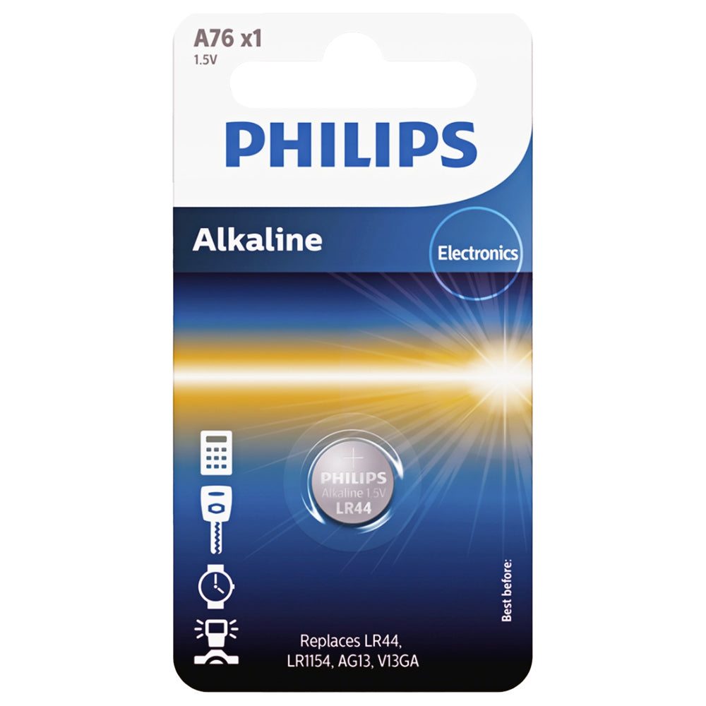 Philips Batterie, V13GA / LR44 Phil-A76/01B