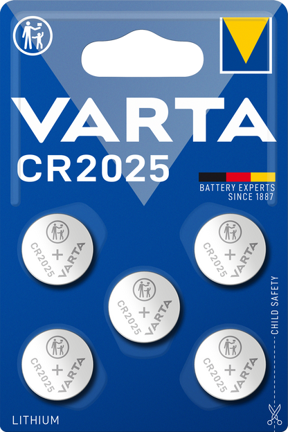 Varta-Batterie, CR2025, Set à 5 Stück