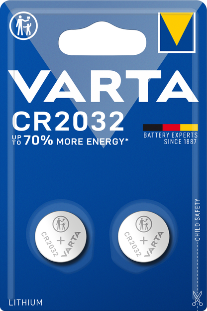 Varta-Batterie, CR2032, Set à 2 Stück