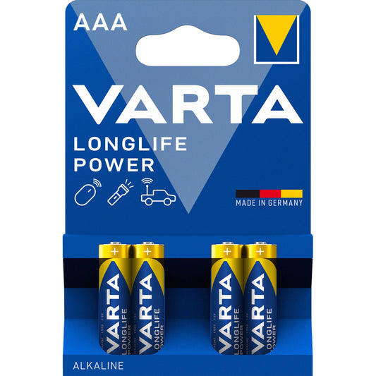 Batterie Varta Longlife Power 4903, AAA / LR3, Set à 4 Stück 04903121414