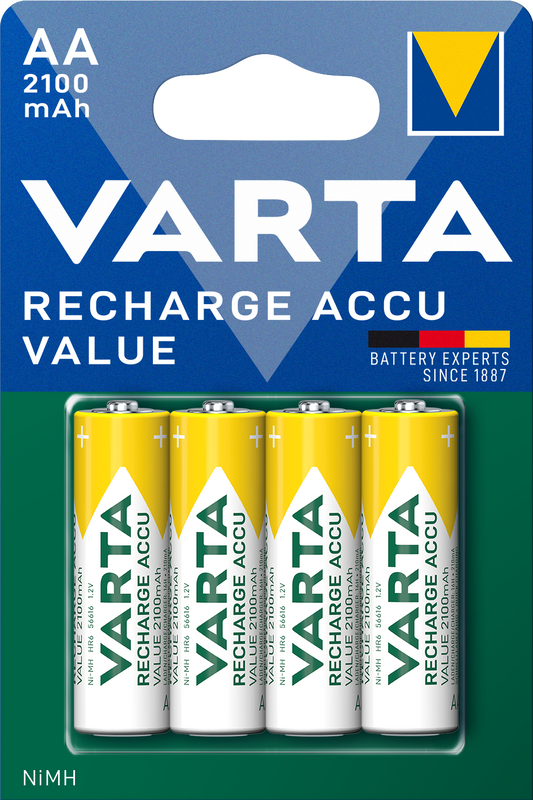 Varta Professional Akku, AA/HR6, 2100 mAh, Set à 4 Stück