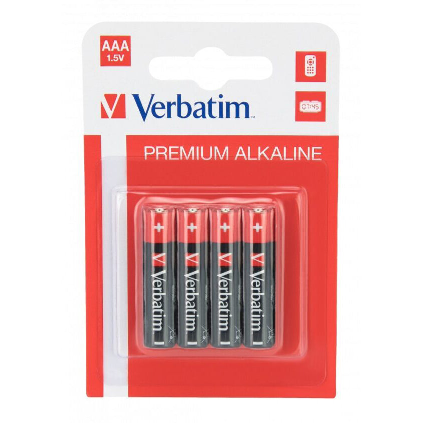 Verbatim Premium Batterie, AAA / LR3, 4 Stück Set 49920