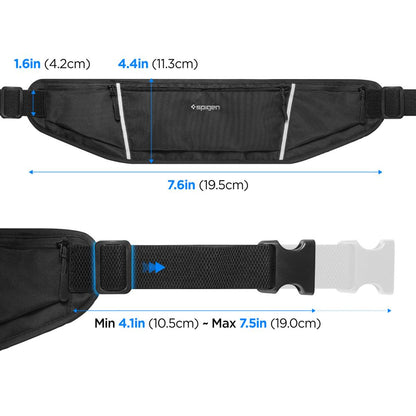 Universalgehäuse, Spigen, A710 Dynamic Shield, Schwarz AMP04618