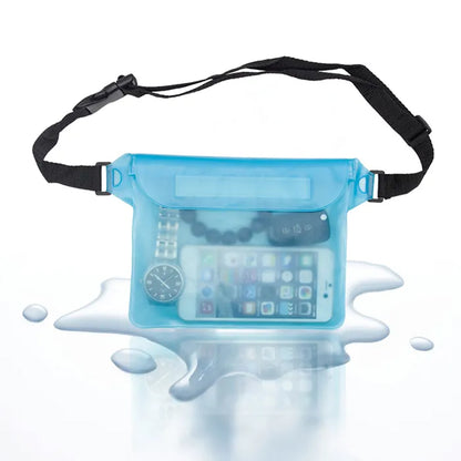 Waterproof Techsuit Waist Bag, Universal, Blue