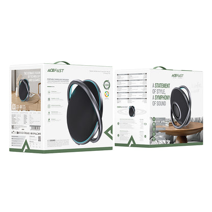 Bluetooth-Lautsprecher Acefast K5 Pro, 100W, RGB, wasserdicht, Schwarz