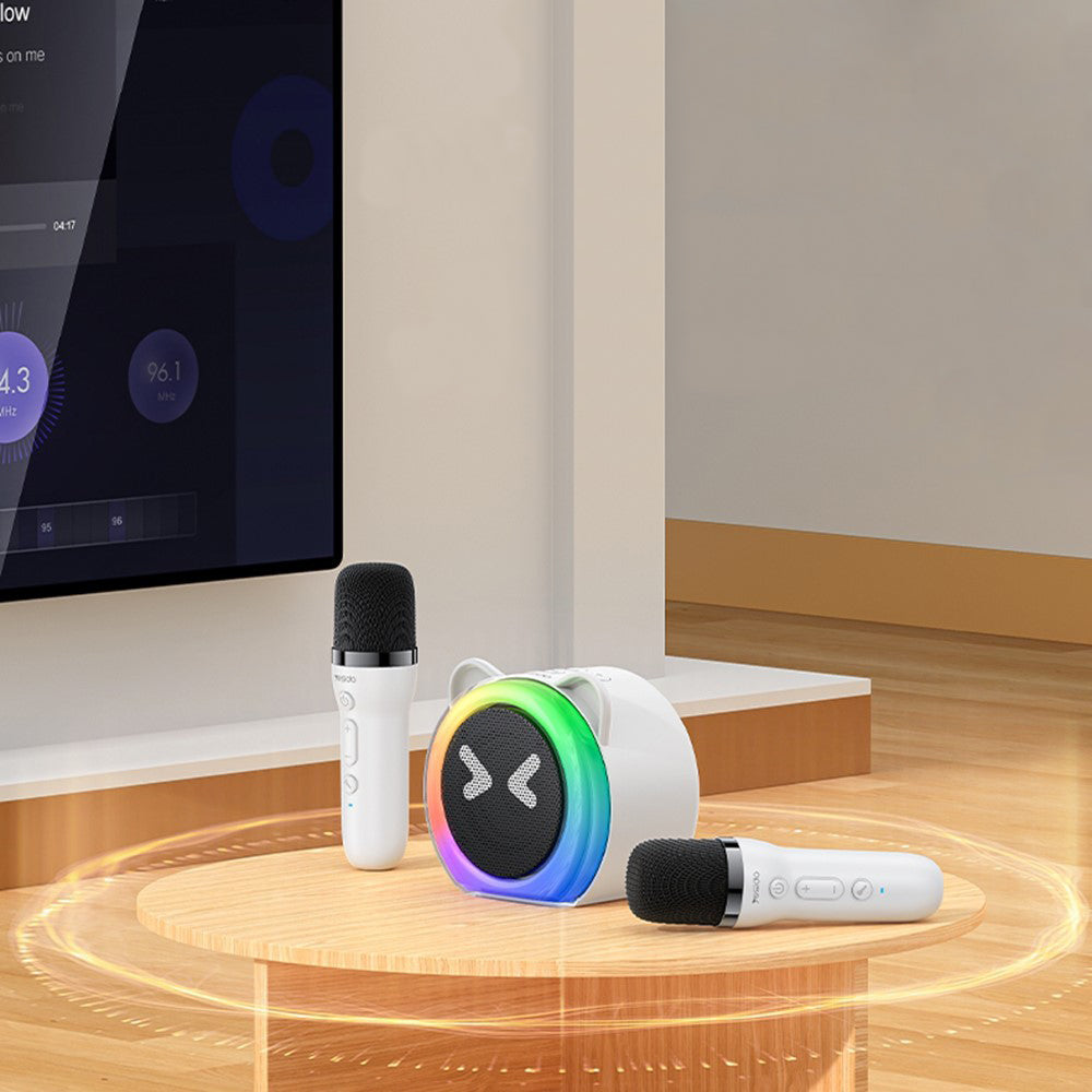 Bluetooth-Lautsprecher Yesido YSW36 Kids, 5W, Karaoke, Weiß