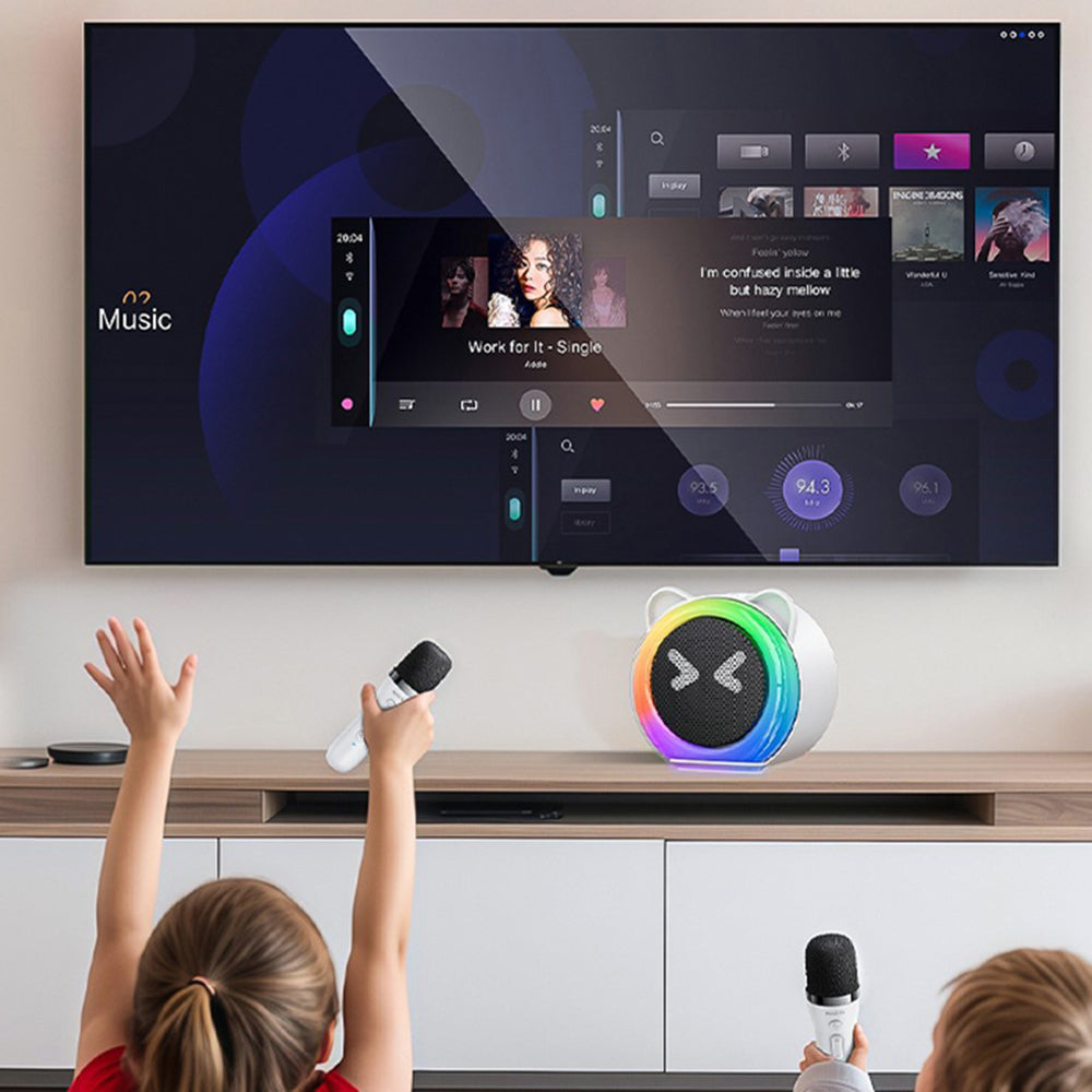 Bluetooth-Lautsprecher Yesido YSW36 Kids, 5W, Karaoke, Weiß