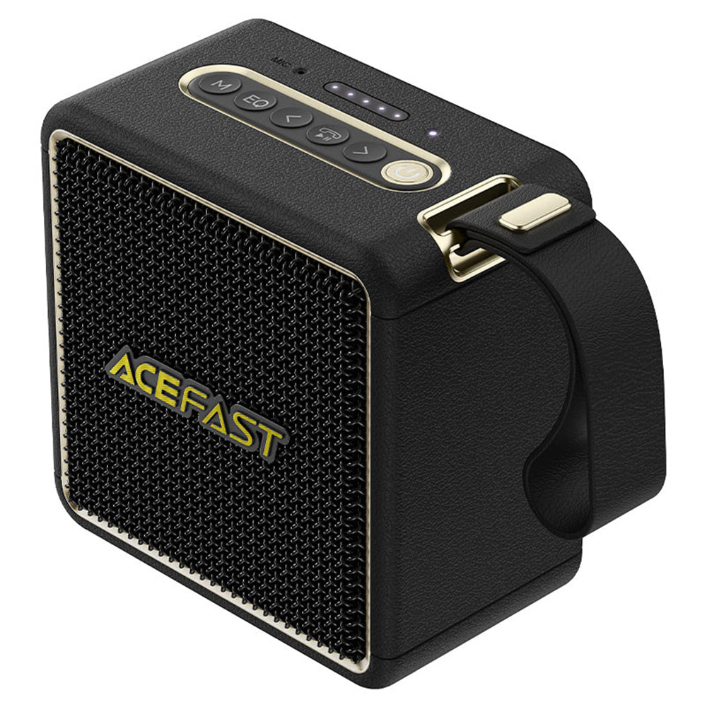 Tragbarer Bluetooth-Lautsprecher Acefast K3 Nano, 1 x 30W - 1 x 16W, RGB, wasserdicht, Schwarz