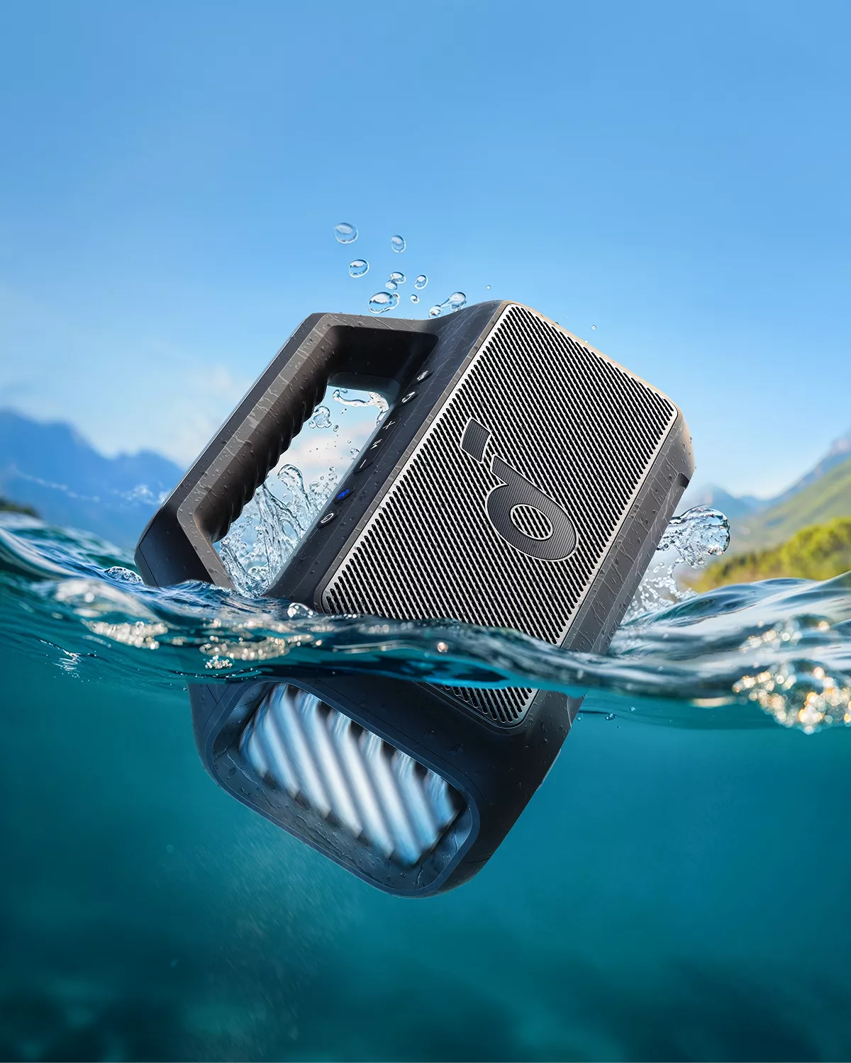 Tragbarer Bluetooth-Lautsprecher Anker SoundCore Boom 2 Neue Version, 80W, TWS, RGB, Wasserdicht, Schwarz A3138012