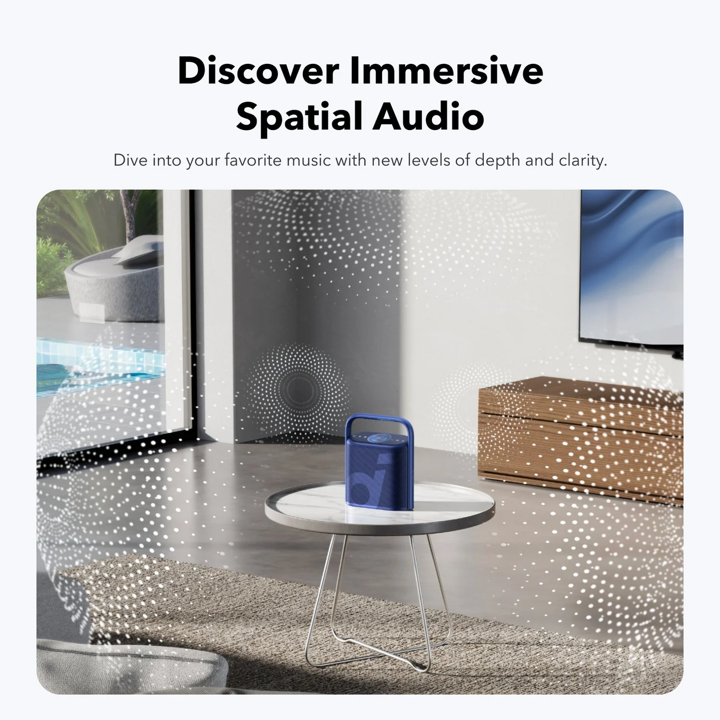 Tragbarer Bluetooth-Lautsprecher Anker SoundCore Motion X500, 40W, Wasserdicht, Rosa A3131051