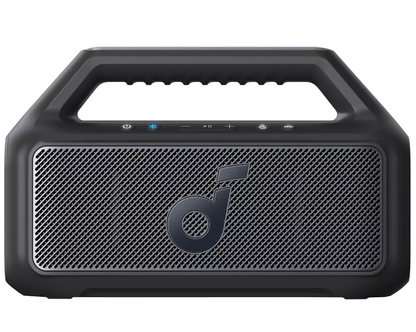 Tragbarer Bluetooth-Lautsprecher Anker SoundCore Boom 2 Neue Version, 80W, TWS, RGB, Wasserdicht, Schwarz A3138012