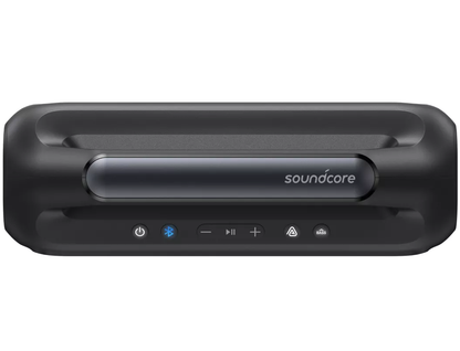 Tragbarer Bluetooth-Lautsprecher Anker SoundCore Boom 2 Neue Version, 80W, TWS, RGB, Wasserdicht, Schwarz A3138012