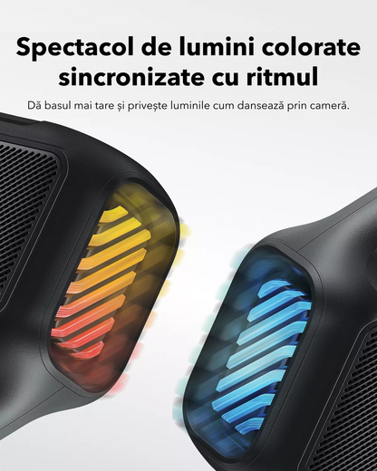 Tragbarer Bluetooth-Lautsprecher Anker SoundCore Boom 2 Neue Version, 80W, TWS, RGB, Wasserdicht, Schwarz A3138012