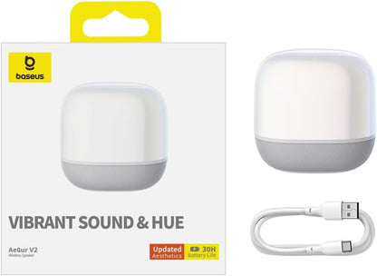 Bluetooth-Lautsprecher Baseus AeQur V2, Weiß A20050500211-00