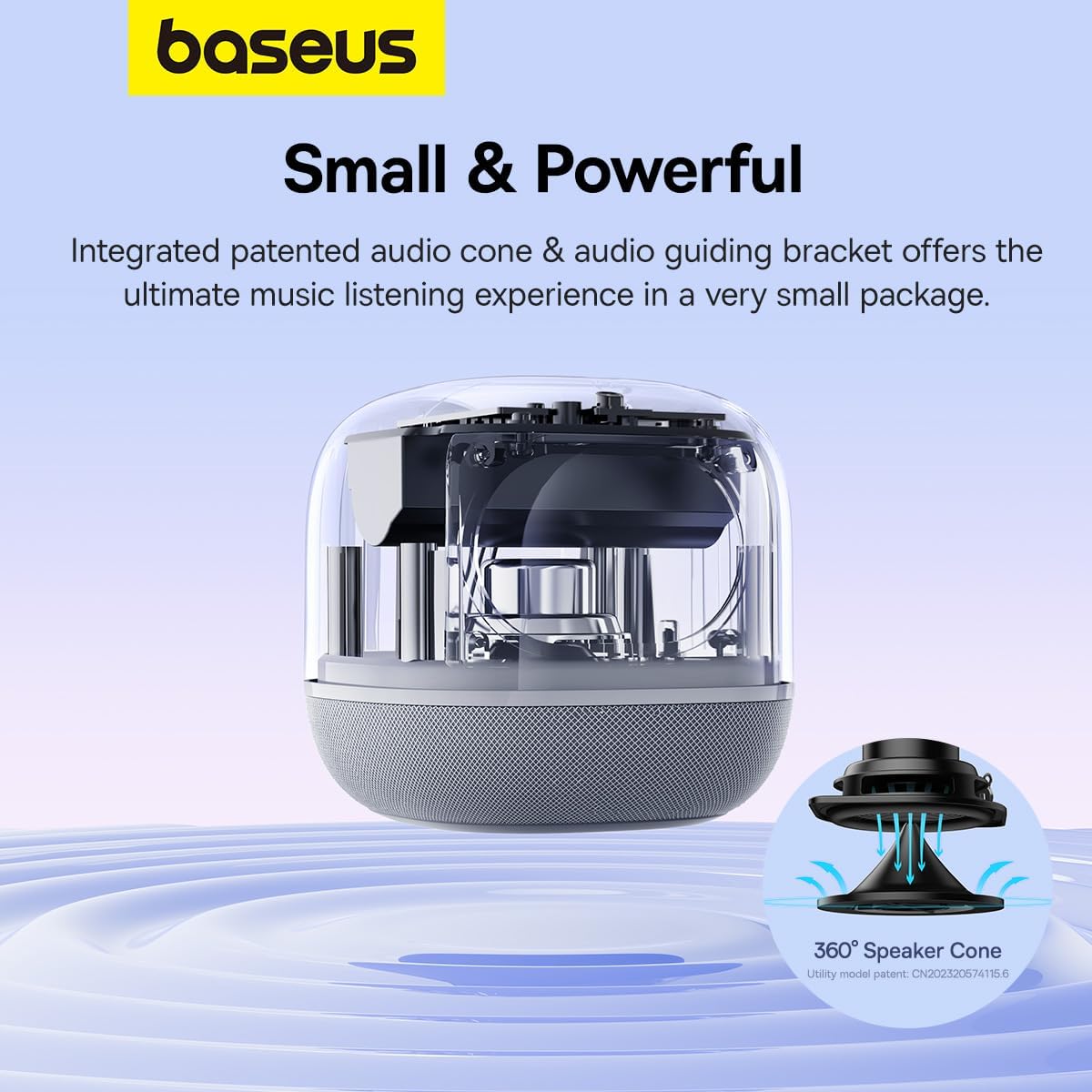 Bluetooth-Lautsprecher Baseus AeQur V2, Weiß A20050500211-00