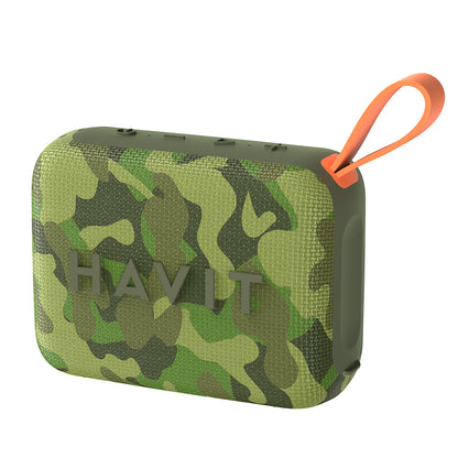 Bluetooth Tragbarer Lautsprecher HAVIT SK874BT, 8W, Wasserdicht, Tarnfarbe