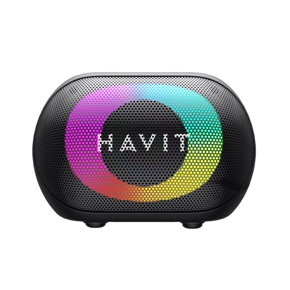Tragbarer Bluetooth-Lautsprecher HAVIT SK885BT, 8W, RGB, wasserdicht, Schwarz