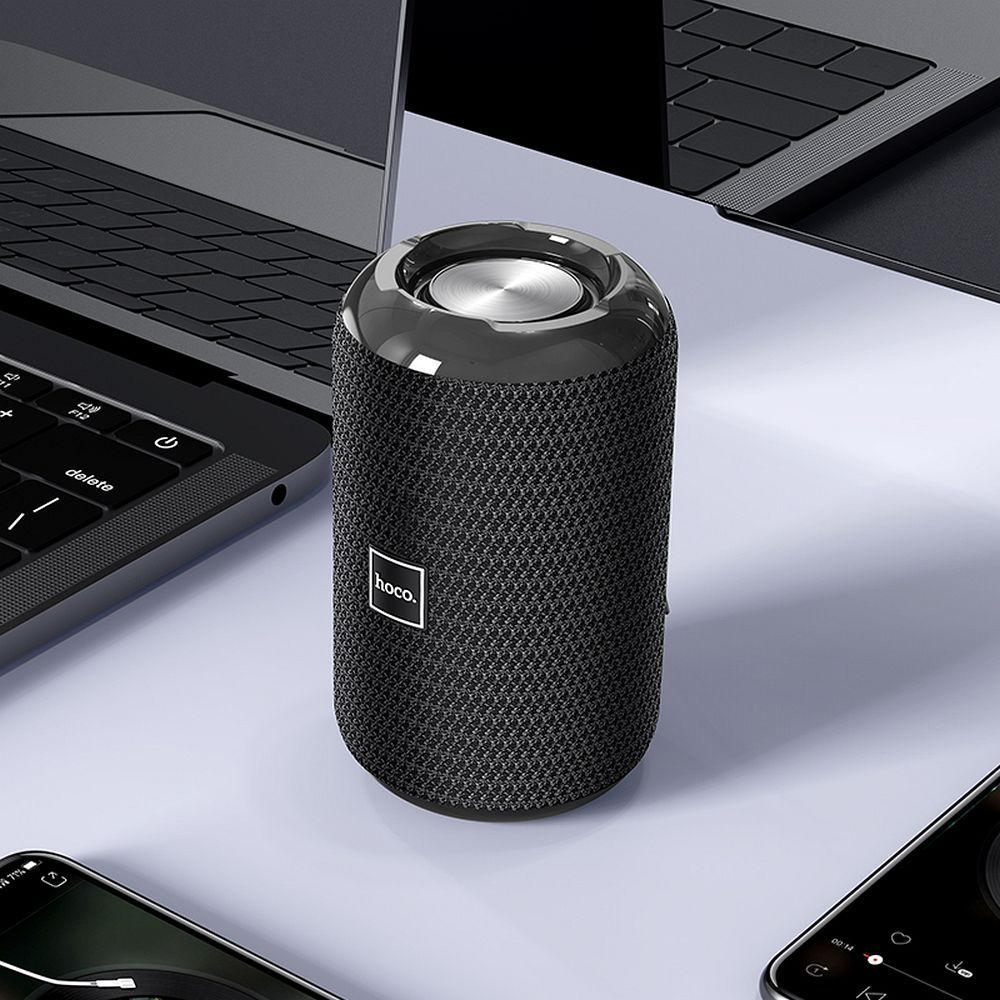 HOCO HC1 Portable Bluetooth Speaker, 5W, TWS, Waterproof, Black