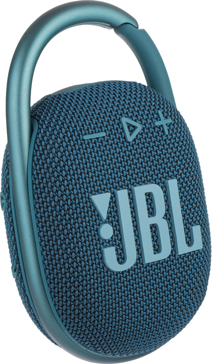 JBL Clip 4 Portable Bluetooth Speaker, 5W, Pro Sound, Waterproof, Blue JBLCLIP4BLU