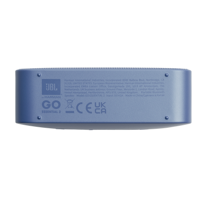 Tragbarer Bluetooth-Lautsprecher JBL Go Essential 2, 3.1W, Pro Sound, Wasserdicht, Blau JBLGOES2BLUCN
