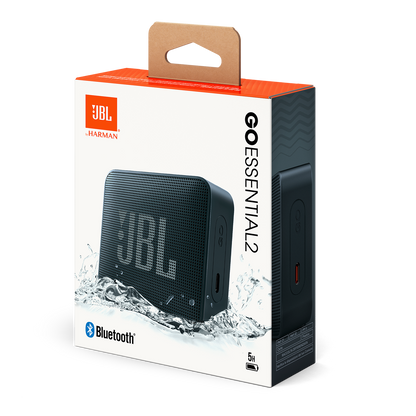 Tragbarer Bluetooth-Lautsprecher JBL Go Essential 2, 3.1W, Pro Sound, wasserdicht, Schwarz JBLGOES2BLKCN