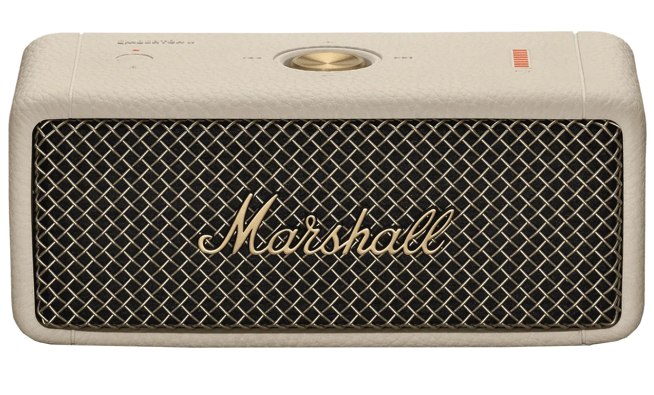 Tragbarer Bluetooth-Lautsprecher Marshall Emberton II, 20W, wasserdicht, Creme