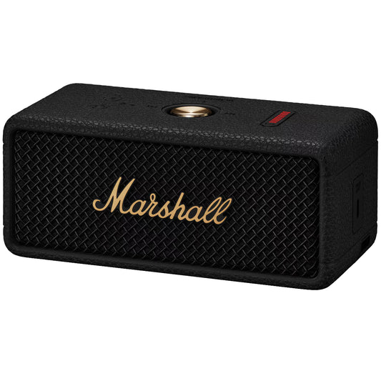 Tragbarer Bluetooth-Lautsprecher Marshall Emberton II, 20W, wasserdicht, Schwarz-Gold