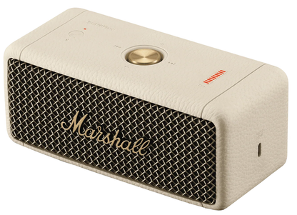 Tragbarer Bluetooth-Lautsprecher Marshall Emberton II, 20W, wasserdicht, Creme
