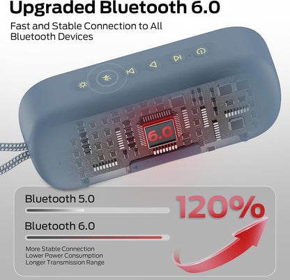 Tragbarer Bluetooth-Lautsprecher Monster S150 Plus, 40W, TWS, RGB, wasserdicht, Hellcreme