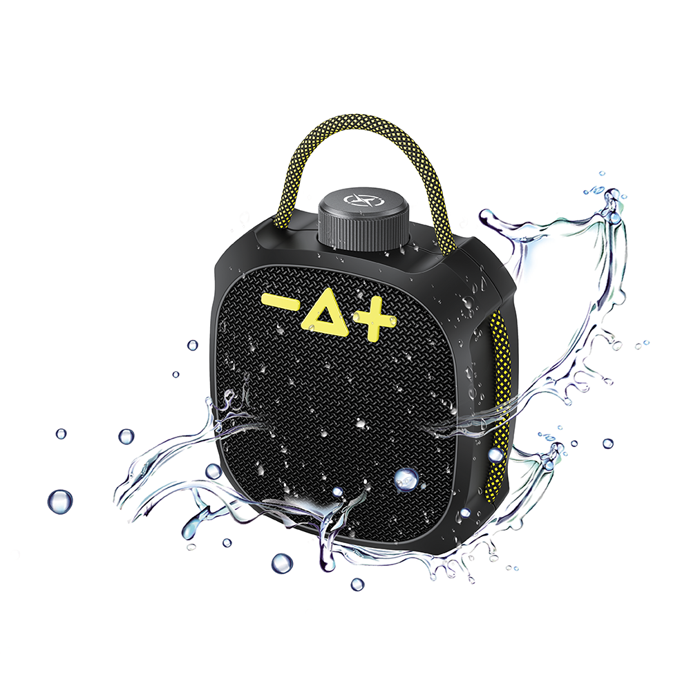 Tragbarer Bluetooth-Lautsprecher XO Design F77, TWS, RGB, wasserdicht, Schwarz