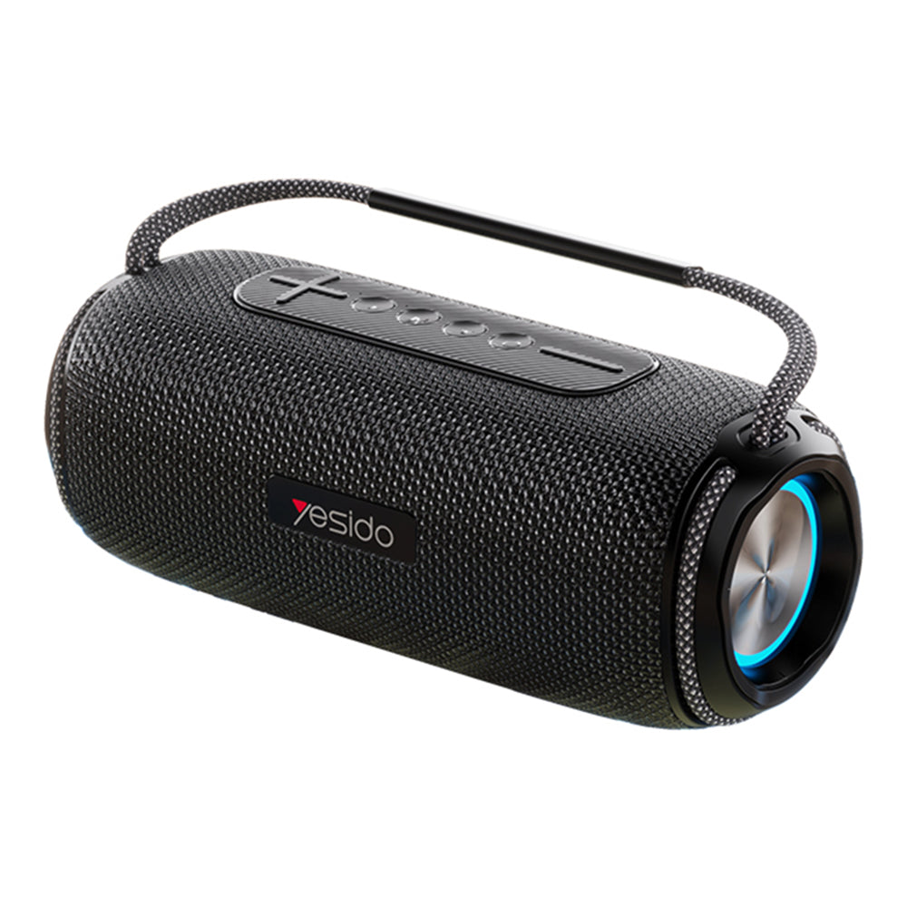 Tragbarer Bluetooth-Lautsprecher Yesido YSW11, 40W, RGB, wasserdicht, Schwarz