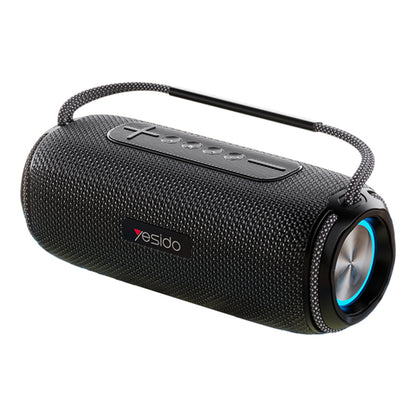 Tragbarer Bluetooth-Lautsprecher Yesido YSW11, 40W, RGB, wasserdicht, Schwarz