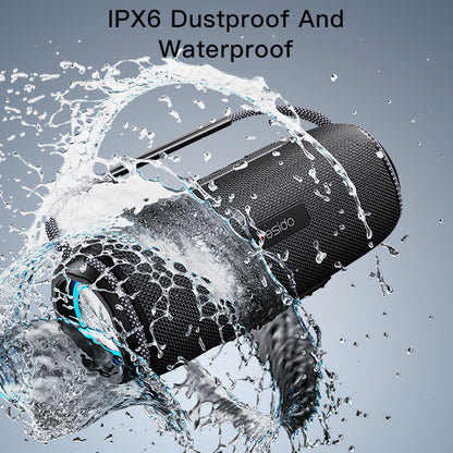 Tragbarer Bluetooth-Lautsprecher Yesido YSW11, 40W, RGB, wasserdicht, Schwarz