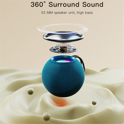 Tragbarer Bluetooth-Lautsprecher Yesido YSW13, 5W, RGB, Blau