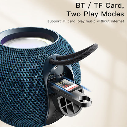 Tragbarer Bluetooth-Lautsprecher Yesido YSW13, 5W, RGB, Blau